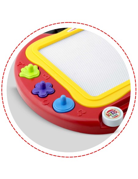 Znikopis lenta + Ricokids piešimo stalas - raudona Znikopis lenta + Ricokids piešimo stalas - raudona