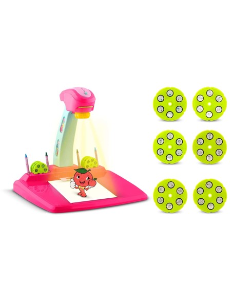 Ricokids 772000 piešimo projektorius - rožinis Ricokids 772000 piešimo projektorius - rožinis