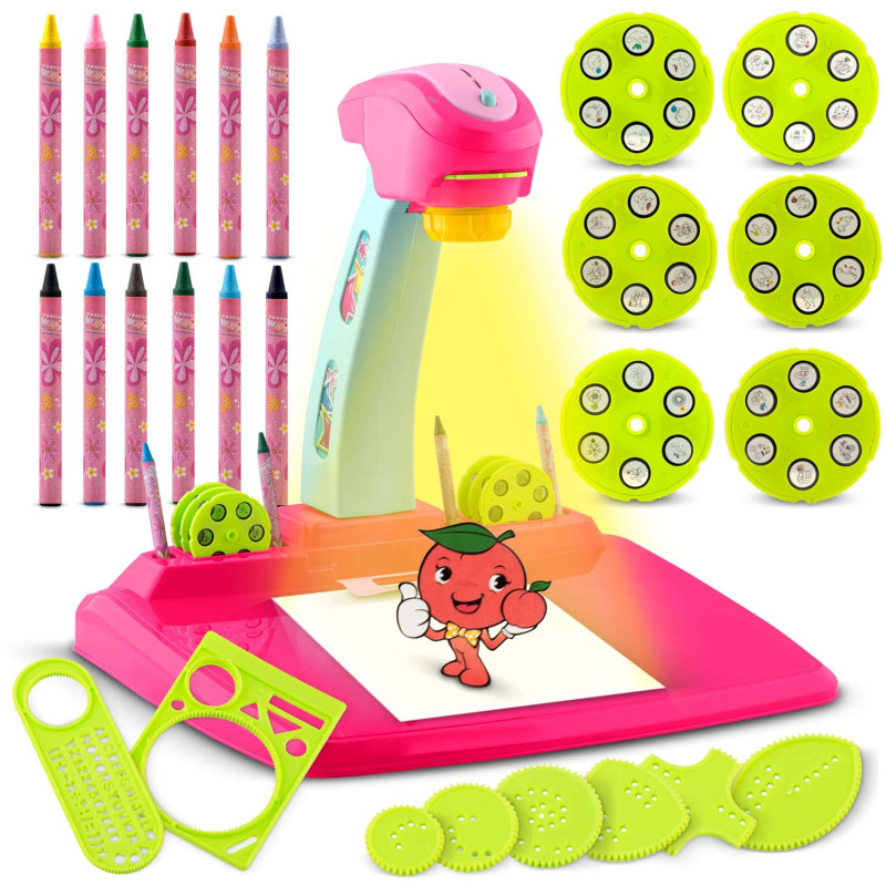 Ricokids 772000 piešimo projektorius - rožinis