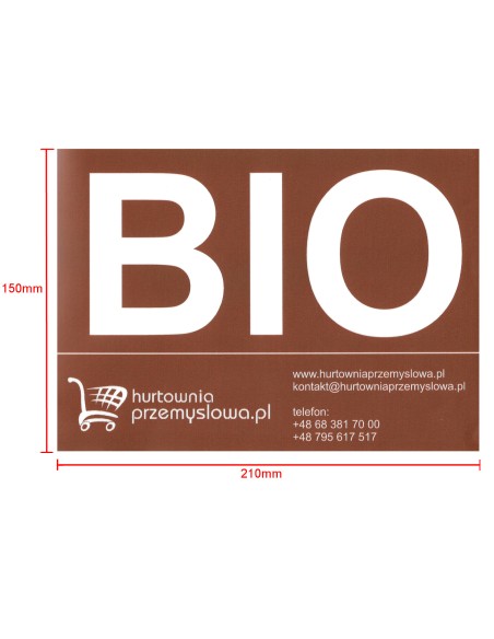 BIO lipduko lipdukas šiukšliadėžei, kibirui, konteineriui bioatliekoms, maisto atliekoms BIO lipduko lipdukas šiukšliadėžei, kibirui, konteineriui bioatliekoms, maisto atliekoms