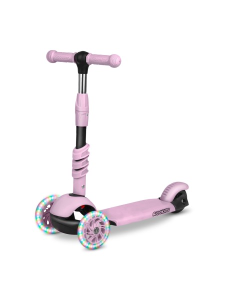 Triratis paspirtukas Ricokids Cubi - rožinis Triratis paspirtukas Ricokids Cubi - rožinis