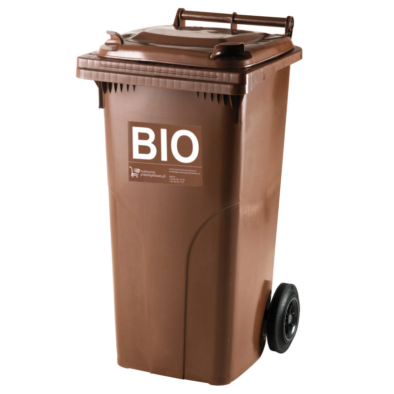 BIO lipduko lipdukas šiukšliadėžei, kibirui, konteineriui bioatliekoms, maisto atliekoms