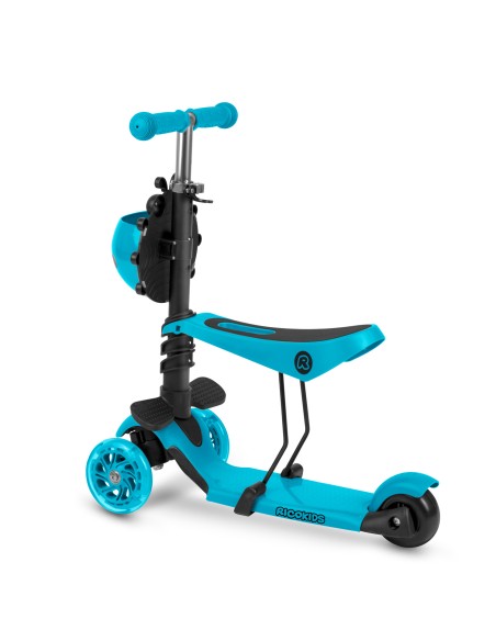 Triratis paspirtukas Ricokids Buggy - turkis Triratis paspirtukas Ricokids Buggy - turkis