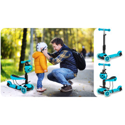 Triratis paspirtukas Ricokids Buggy - turkis