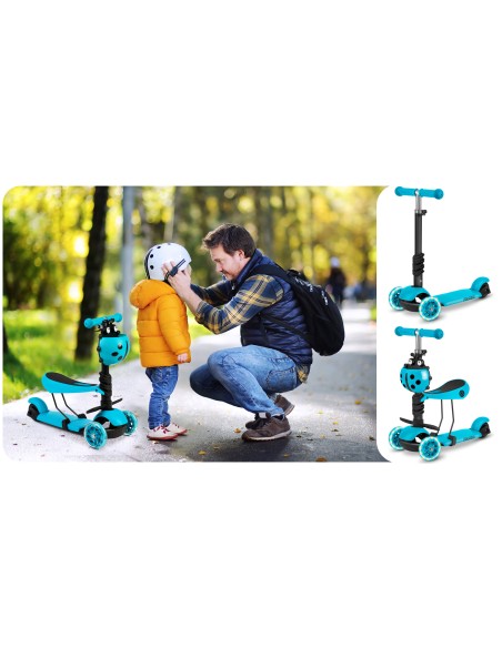 Triratis paspirtukas Ricokids Buggy - turkis Triratis paspirtukas Ricokids Buggy - turkis
