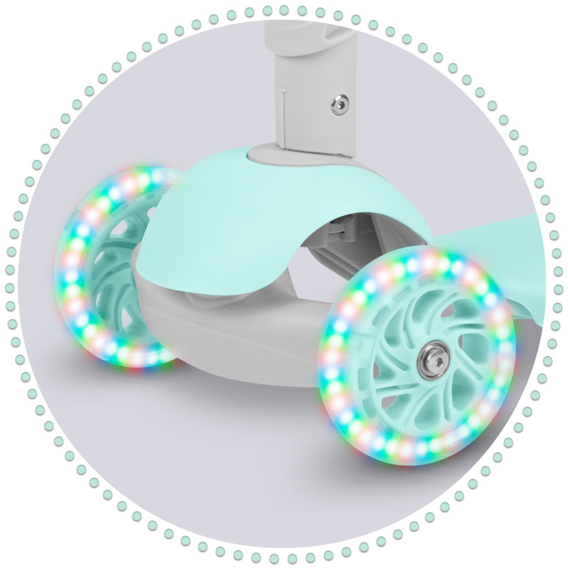 Triratis paspirtukas Ricokids Buggy - mėtinis