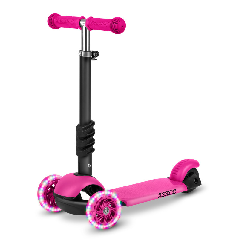 Ricokids Buggy triratis paspirtukas - rožinis