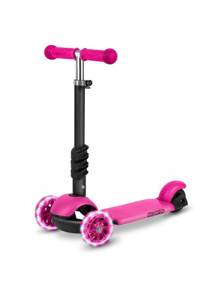 Ricokids Buggy triratis paspirtukas - rožinis Ricokids Buggy triratis paspirtukas - rožinis