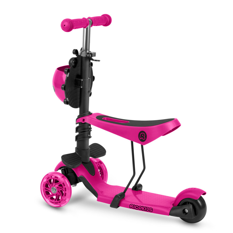 Ricokids Buggy triratis paspirtukas - rožinis