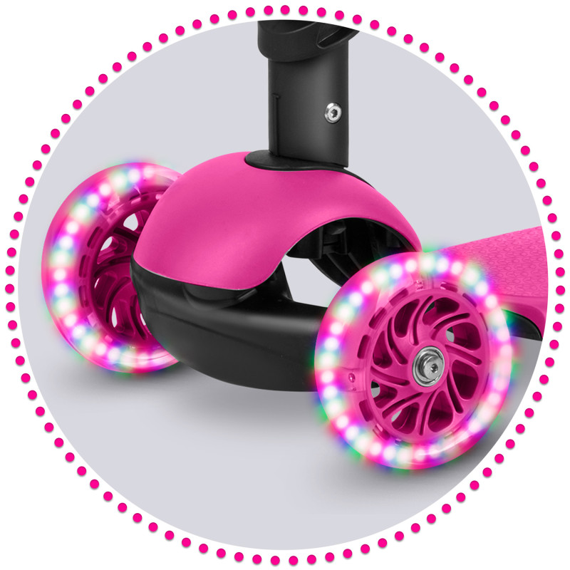 Ricokids Buggy triratis paspirtukas - rožinis