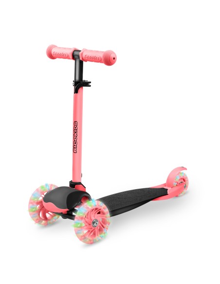 Triratis paspirtukas Ricokids Loco - rožinis Triratis paspirtukas Ricokids Loco - rožinis