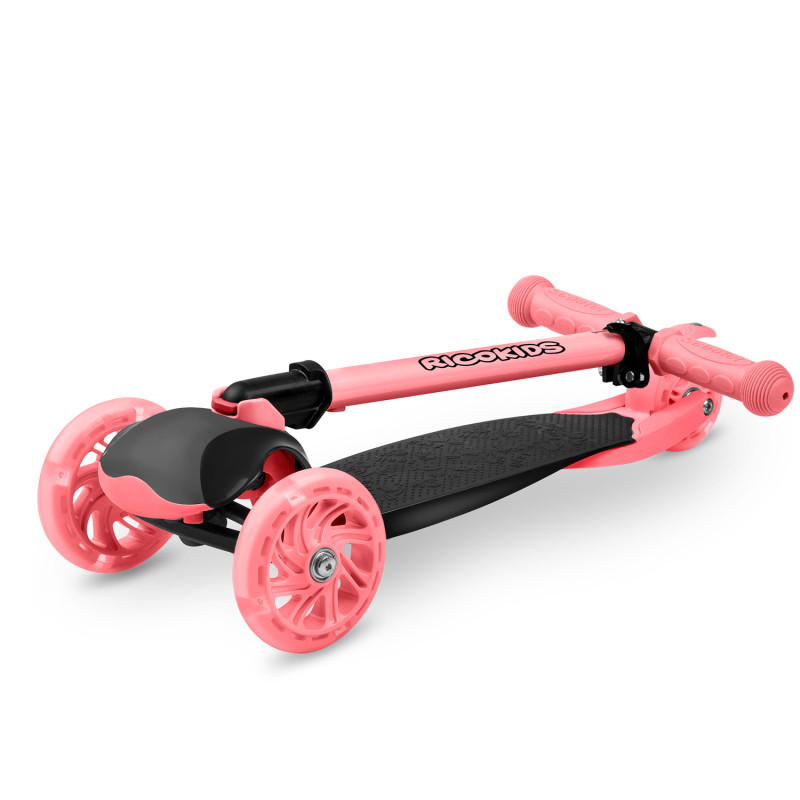 Triratis paspirtukas Ricokids Loco - rožinis