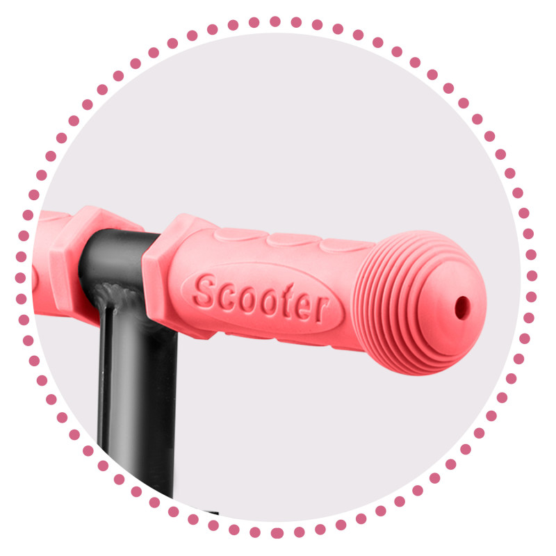 Triratis paspirtukas Ricokids Loco - rožinis