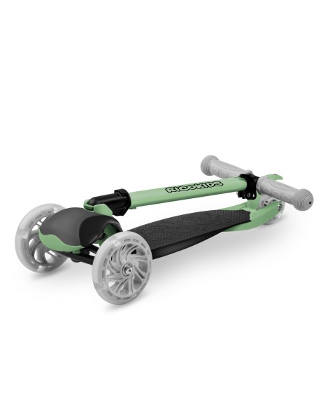 Triratis paspirtukas Ricokids Loco - žalias Triratis paspirtukas Ricokids Loco - žalias