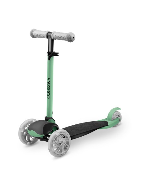 Triratis paspirtukas Ricokids Loco - žalias Triratis paspirtukas Ricokids Loco - žalias
