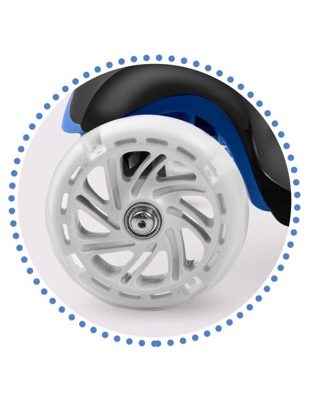 Triratis paspirtukas Ricokids Loco - mėlynas Triratis paspirtukas Ricokids Loco - mėlynas