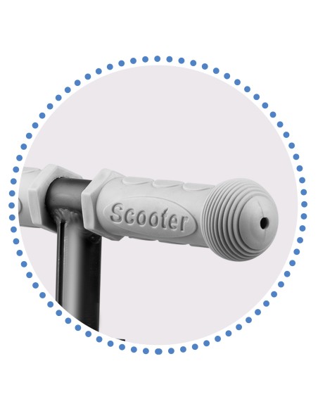Triratis paspirtukas Ricokids Loco - mėlynas Triratis paspirtukas Ricokids Loco - mėlynas