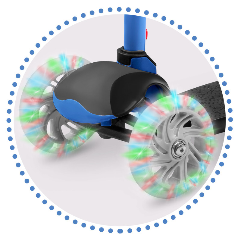 Triratis paspirtukas Ricokids Loco - mėlynas