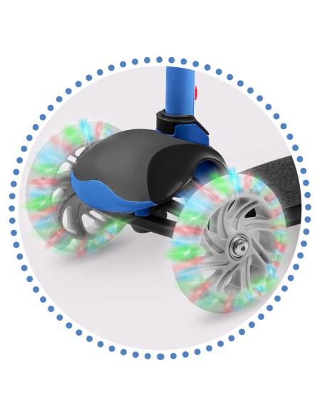 Triratis paspirtukas Ricokids Loco - mėlynas Triratis paspirtukas Ricokids Loco - mėlynas