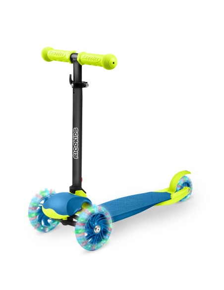 Triratis paspirtukas Ricokids Loco – mėlynos ir žalios spalvos Triratis paspirtukas Ricokids Loco – mėlynos ir žalios spalvos
