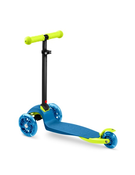 Triratis paspirtukas Ricokids Loco – mėlynos ir žalios spalvos Triratis paspirtukas Ricokids Loco – mėlynos ir žalios spalvos