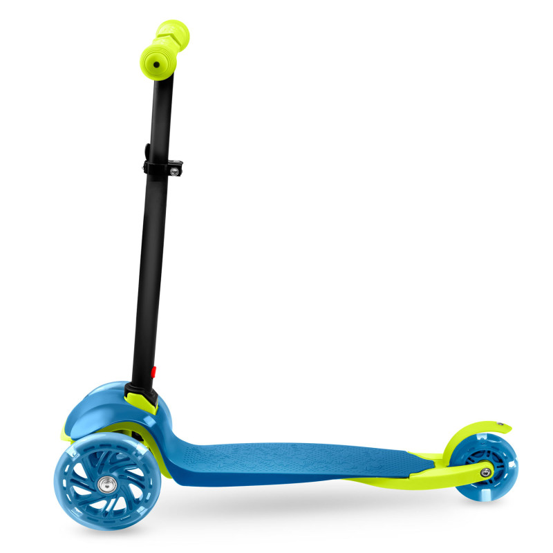 Triratis paspirtukas Ricokids Loco – mėlynos ir žalios spalvos