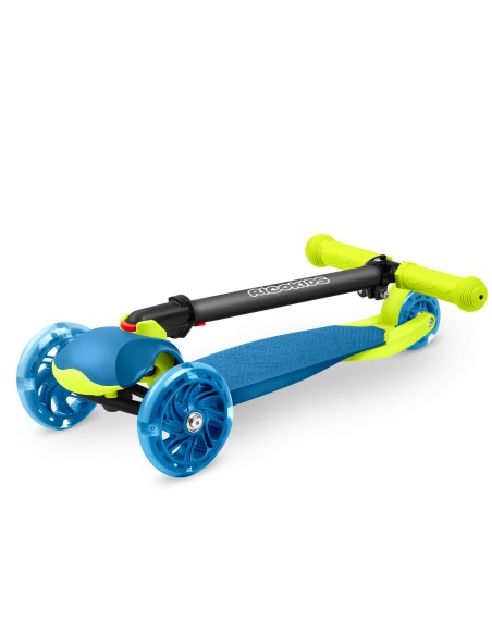 Triratis paspirtukas Ricokids Loco – mėlynos ir žalios spalvos Triratis paspirtukas Ricokids Loco – mėlynos ir žalios spalvos