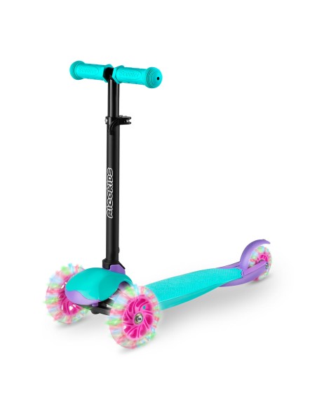 Triratis paspirtukas Ricokids Loco - turkio rožinė Triratis paspirtukas Ricokids Loco - turkio rožinė