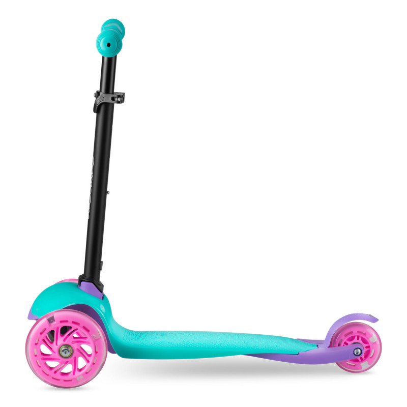 Triratis paspirtukas Ricokids Loco - turkio rožinė