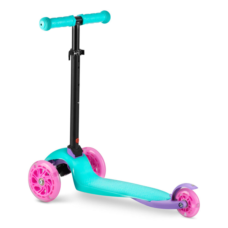 Triratis paspirtukas Ricokids Loco - turkio rožinė