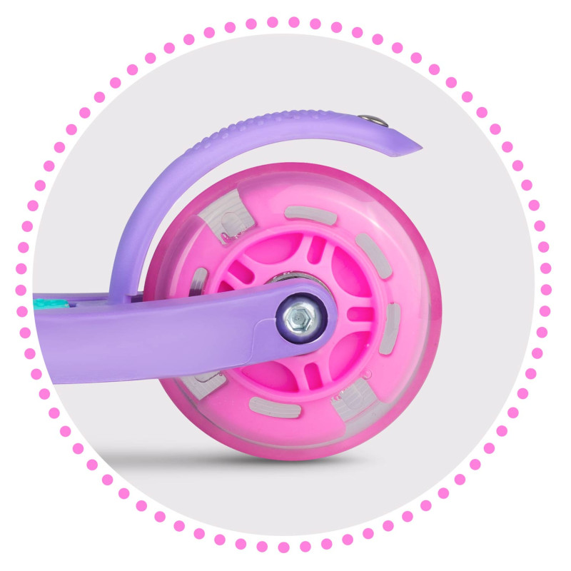 Triratis paspirtukas Ricokids Loco - turkio rožinė