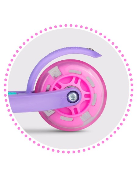 Triratis paspirtukas Ricokids Loco - turkio rožinė Triratis paspirtukas Ricokids Loco - turkio rožinė
