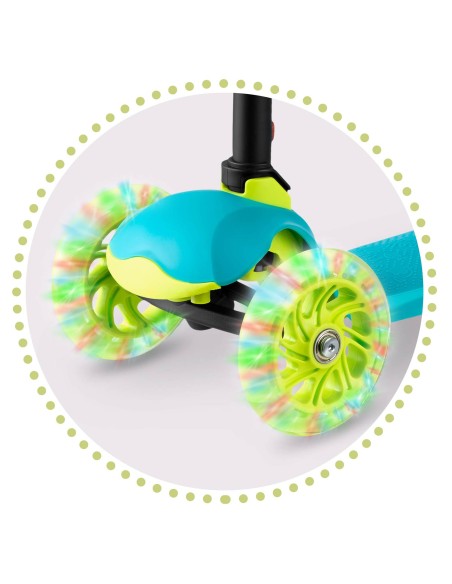 Triratis paspirtukas Ricokids Loco - turkis Triratis paspirtukas Ricokids Loco - turkis