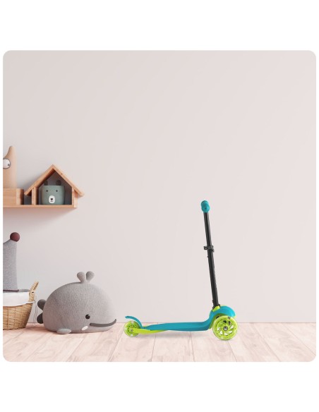 Triratis paspirtukas Ricokids Loco - turkis Triratis paspirtukas Ricokids Loco - turkis