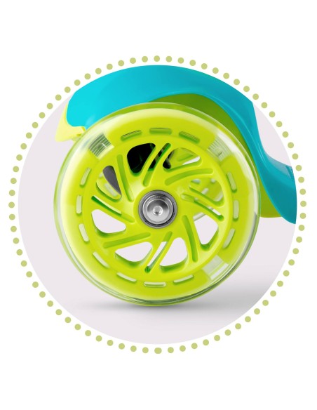 Triratis paspirtukas Ricokids Loco - turkis Triratis paspirtukas Ricokids Loco - turkis