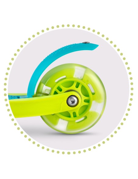 Triratis paspirtukas Ricokids Loco - turkis Triratis paspirtukas Ricokids Loco - turkis