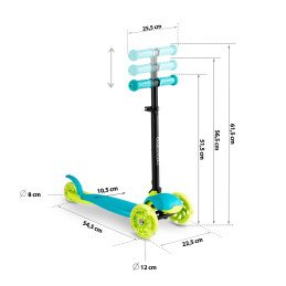 Triratis paspirtukas Ricokids Loco - turkis