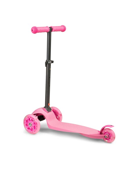 Triratis paspirtukas Ricokids Loco - rožinis Triratis paspirtukas Ricokids Loco - rožinis