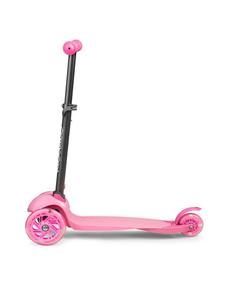 Triratis paspirtukas Ricokids Loco - rožinis Triratis paspirtukas Ricokids Loco - rožinis