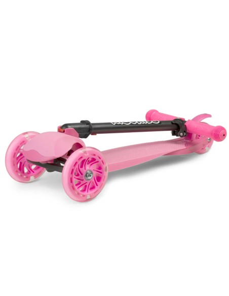 Triratis paspirtukas Ricokids Loco - rožinis Triratis paspirtukas Ricokids Loco - rožinis