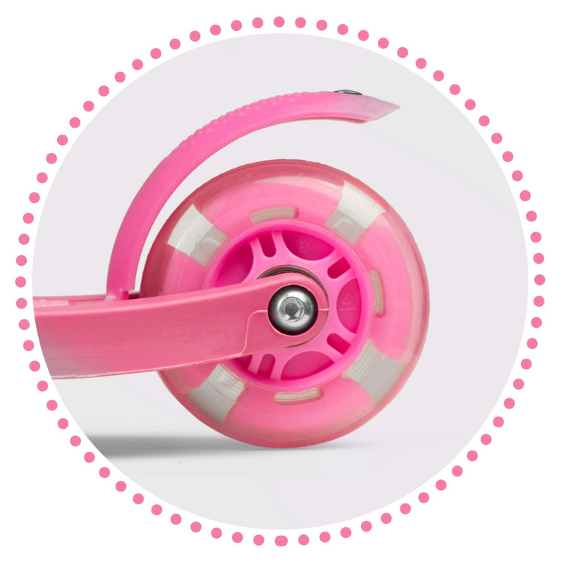 Triratis paspirtukas Ricokids Loco - rožinis