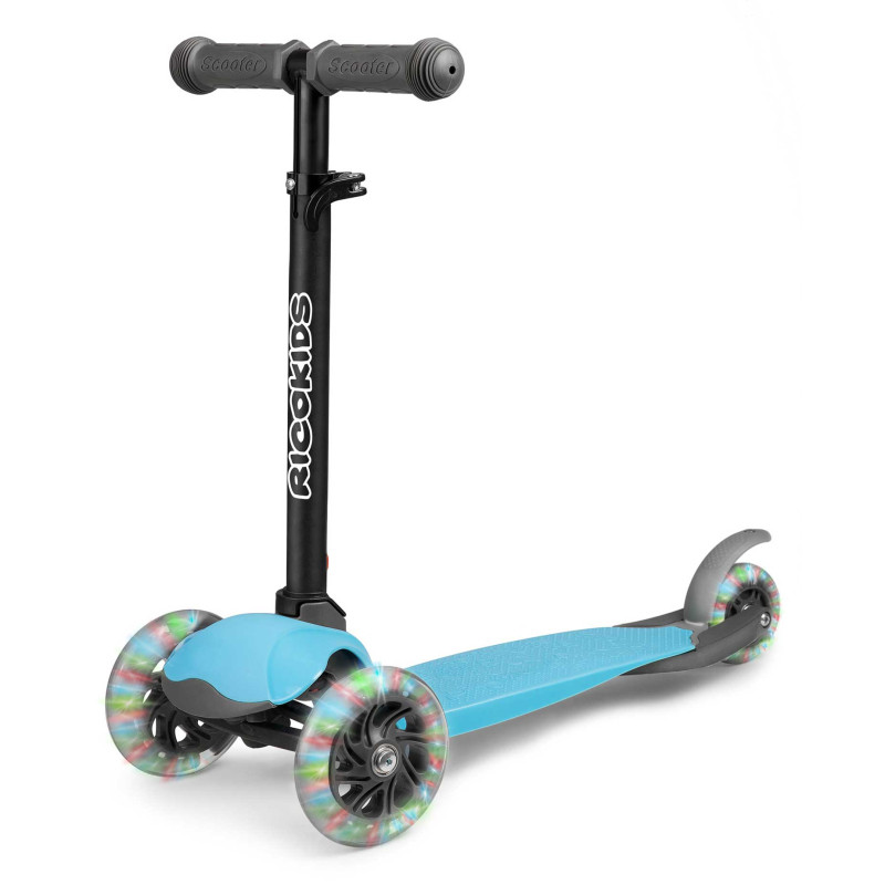 Triratis paspirtukas Ricokids Loco - mėlynas
