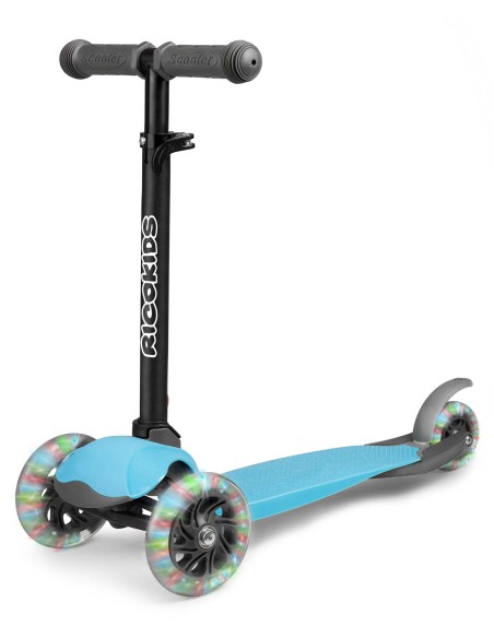 Triratis paspirtukas Ricokids Loco - mėlynas Triratis paspirtukas Ricokids Loco - mėlynas