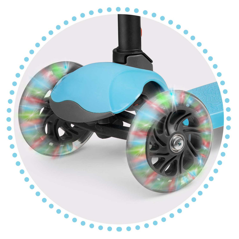 Triratis paspirtukas Ricokids Loco - mėlynas