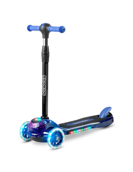 Triratis paspirtukas Ricokids Piko - juodos ir mėlynos spalvos Triratis paspirtukas Ricokids Piko - juodos ir mėlynos spalvos
