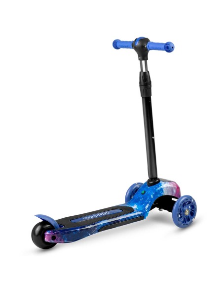 Triratis paspirtukas Ricokids Piko - juodos ir mėlynos spalvos Triratis paspirtukas Ricokids Piko - juodos ir mėlynos spalvos