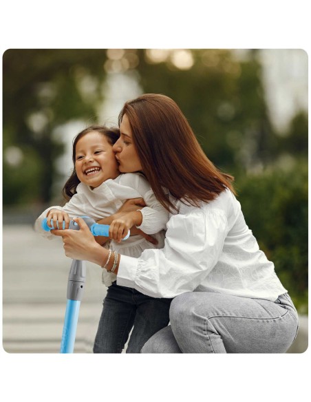 Triratis paspirtukas Ricokids Piko - mėlynas Triratis paspirtukas Ricokids Piko - mėlynas