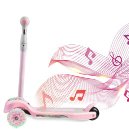 Triratis paspirtukas Ricokids Piko - rožinis