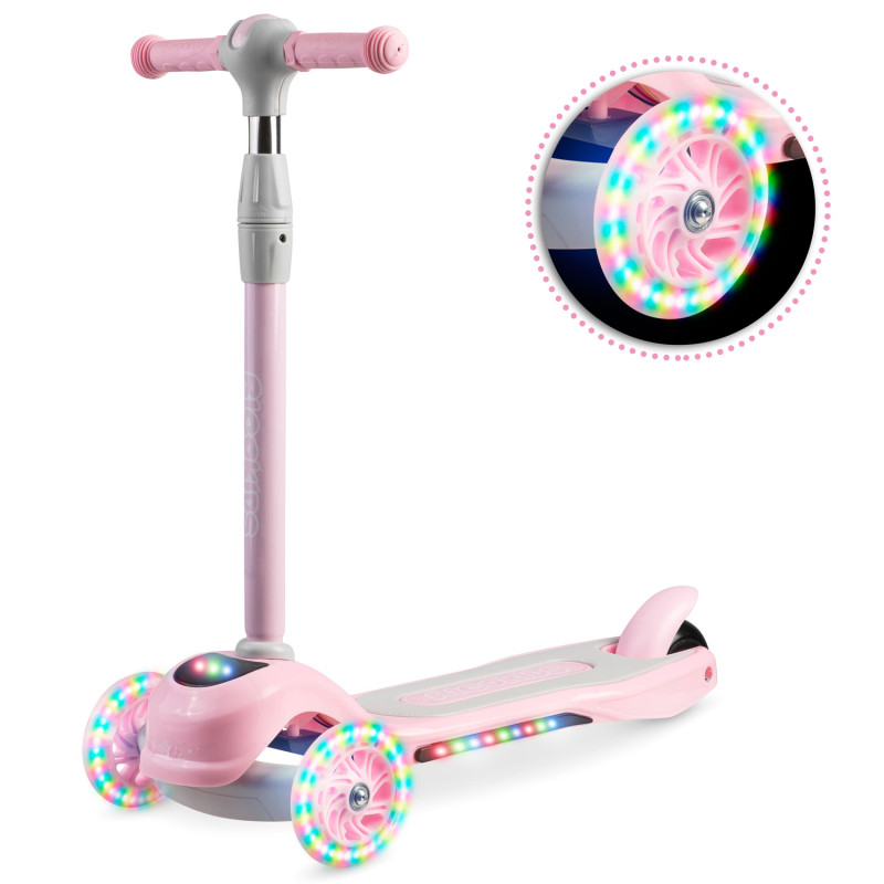 Triratis paspirtukas Ricokids Piko - rožinis