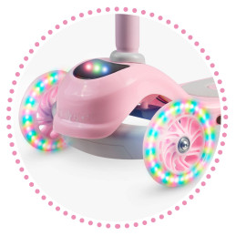Triratis paspirtukas Ricokids Piko - rožinis